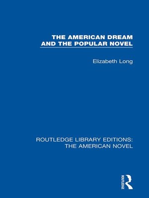 cover image of The American Dream and the Popular Novel